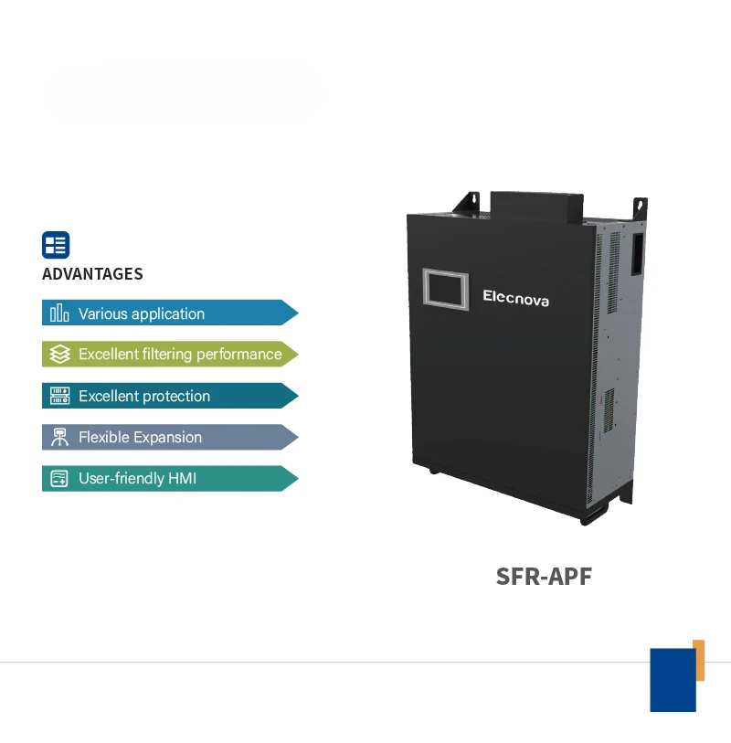 50a 100a  120a 140a 150a wall-mounted 4-Three-phase four-wire ahf sine wave filter active harmonic filter system