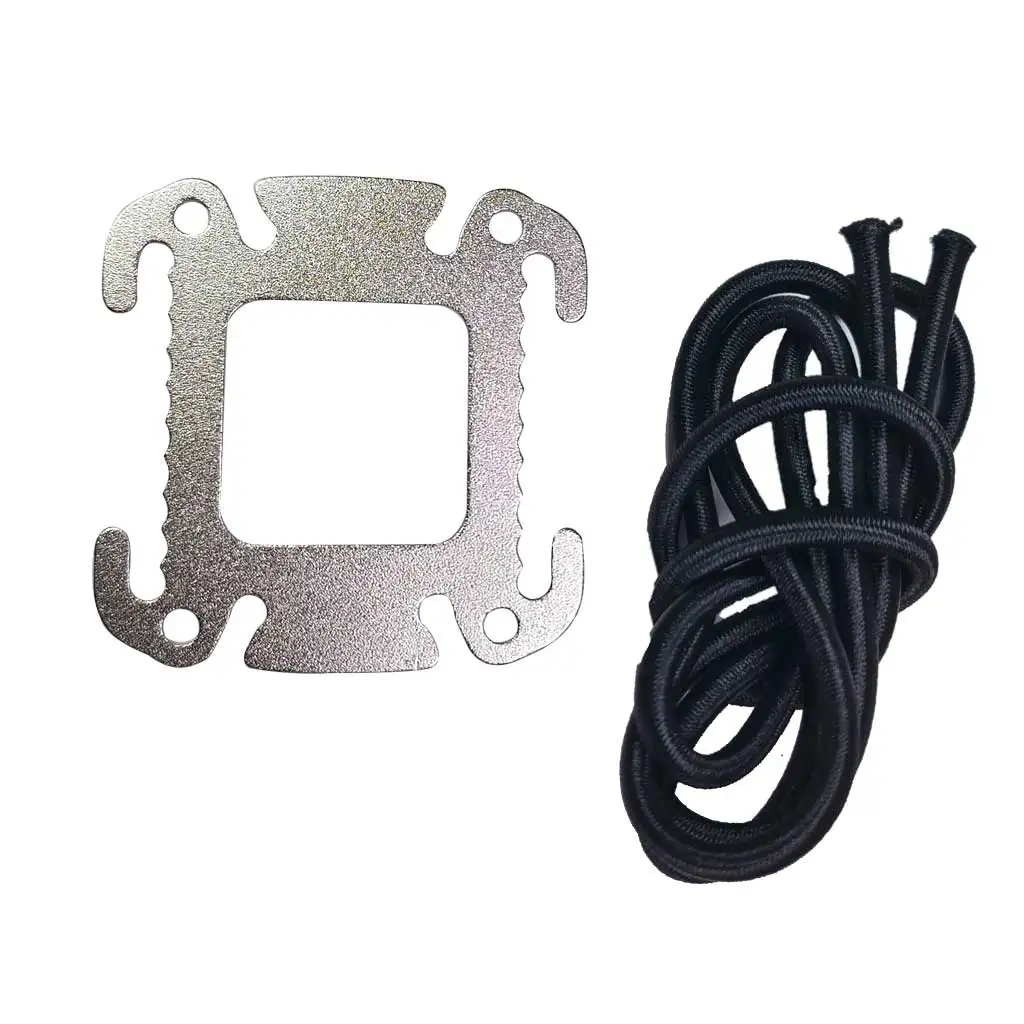Diving Weight Belt Keeper Slide Buckle Stainless Steel Portable Fixing Stopper Fixing Rope Buckle Stopper Slider for Snorkeling