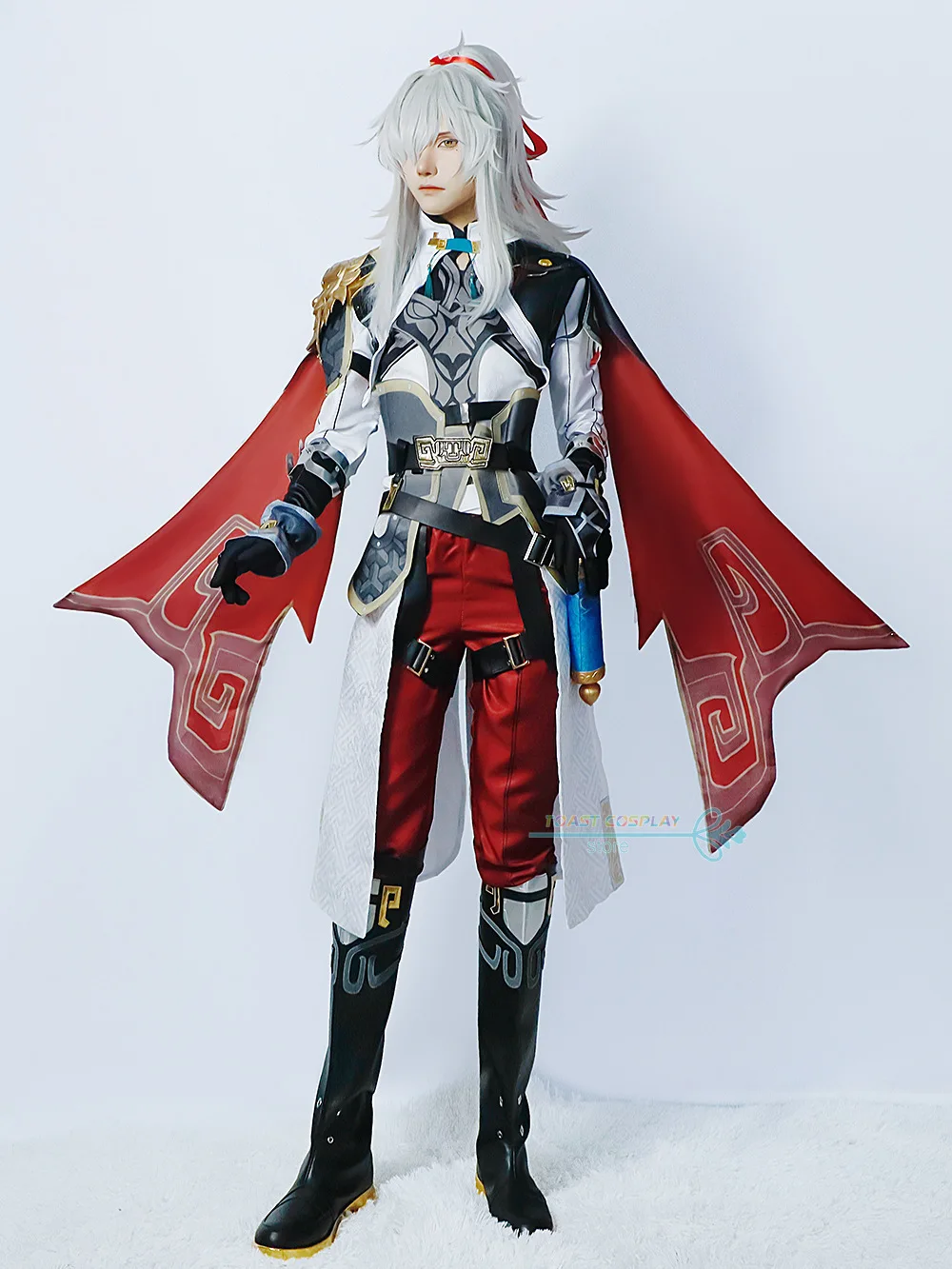 Jing Yuan Cosplay Costume Honkai Star Rail Cosplay Game Cos Wig Suit Full Set Uniform Helm Master Xianzhou Luofu Halloween Party