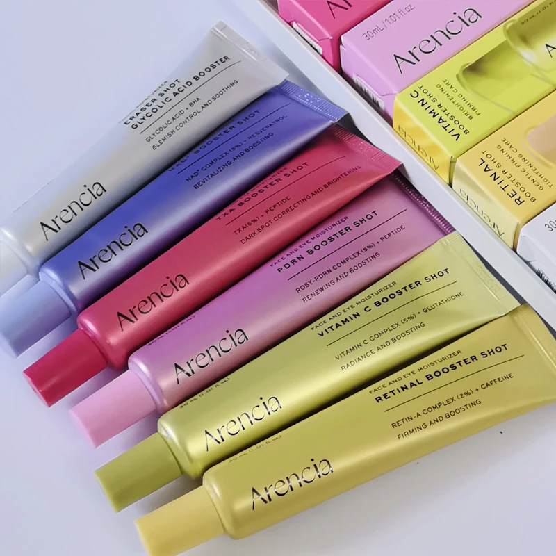 New Arencia Vitamin C Facial Eye Cream Essence 30ml Lasting Nourishing Moisturizing Brighten Korean Beauty Skincare Products