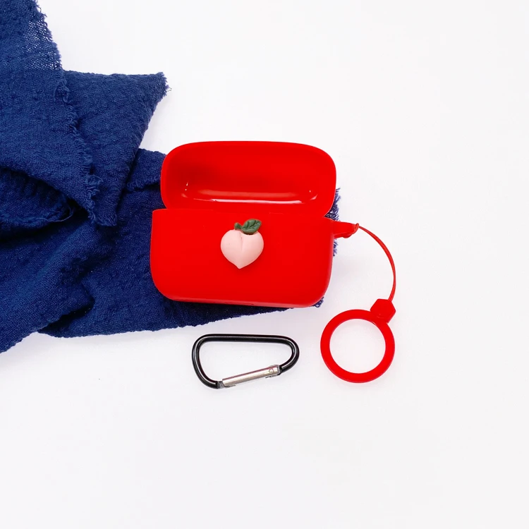 Funda de dibujos animados para Jabra ELITE 4, carcasa activa de silicona con anillo anticaída, protección para auriculares Bluetooth, accesorios de caja