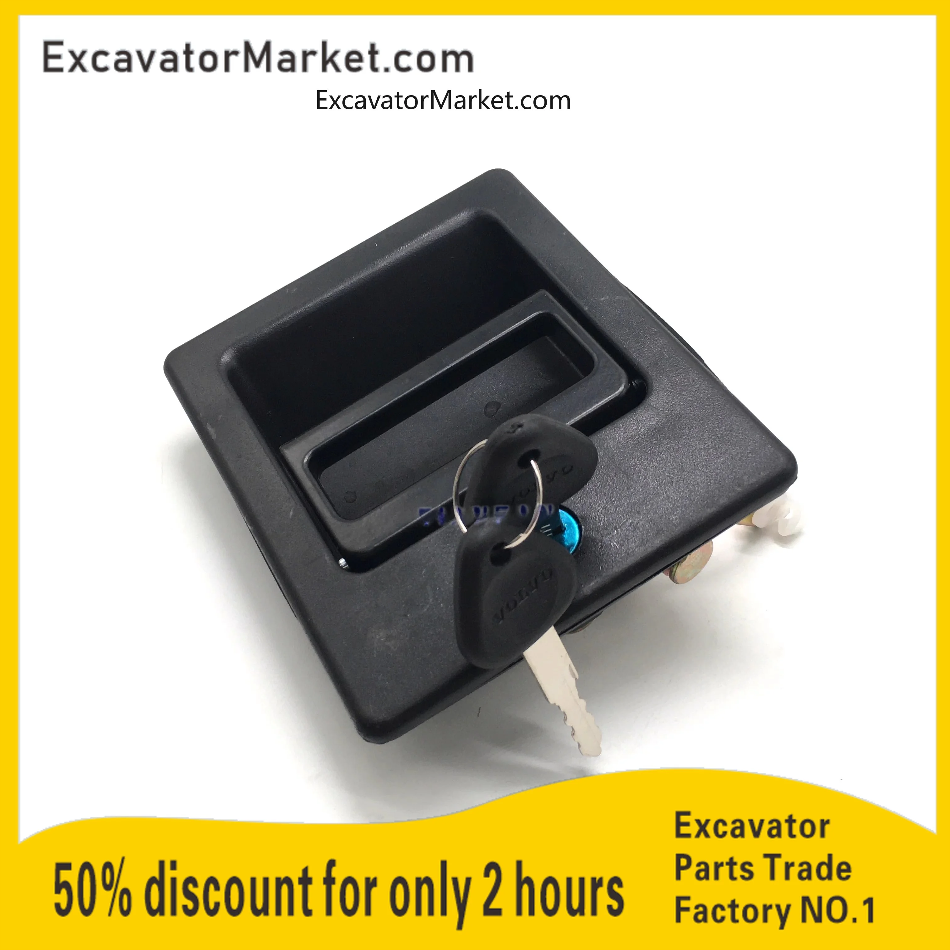 

Excavator Cab Cabin Door lock For EC140B EC210B EC290B Door Lock Assembly VOE14540249 14540249 excavator Accessories