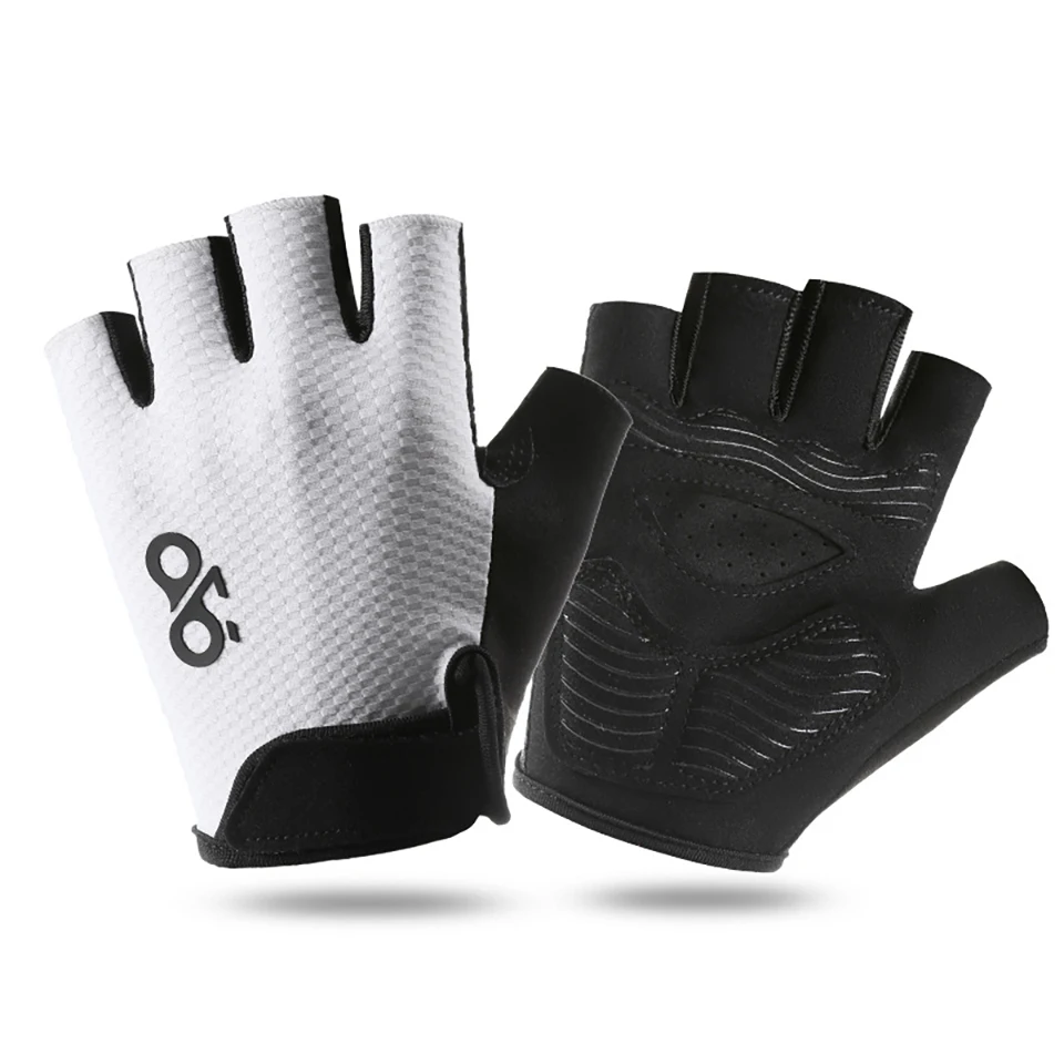GTUBIKE Sommer-Fahrradhandschuhe, halber Finger, Unisex, hochelastisch, atmungsaktiv, dämpfend, verschleißfest, MTB, Rennrad, Zubehör