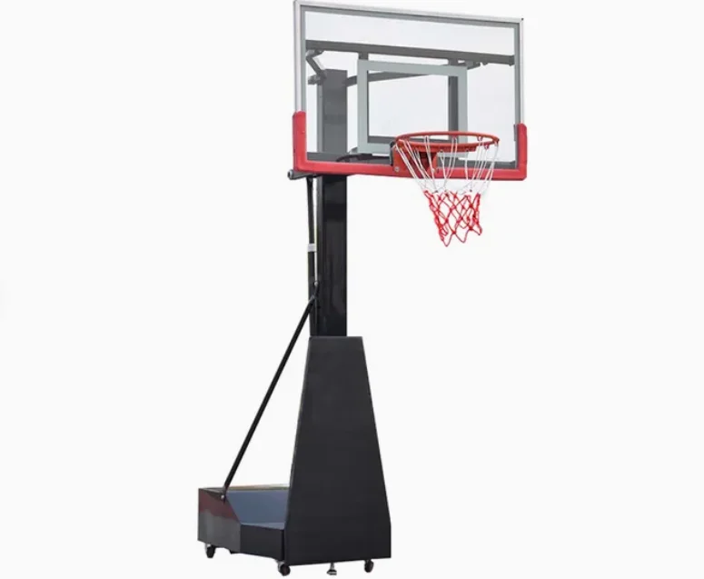 Enlio Gym Accesorios de baloncesto para interiores y exteriores Tablero de baloncesto Soporte de acero Aro de baloncesto