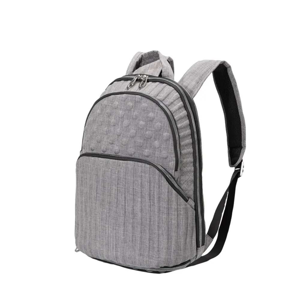 YINUO Laptop Backpack For Men Hard Shell Travel Multi-function Shoulder Bag Business Expandable Minimalist Wave Point