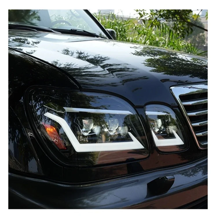 New Car LED 12V 36W 6000-7000K Modified Headlights Projector Head Lamp Daytime  Running Light for Lexus 1998-2006 LX470