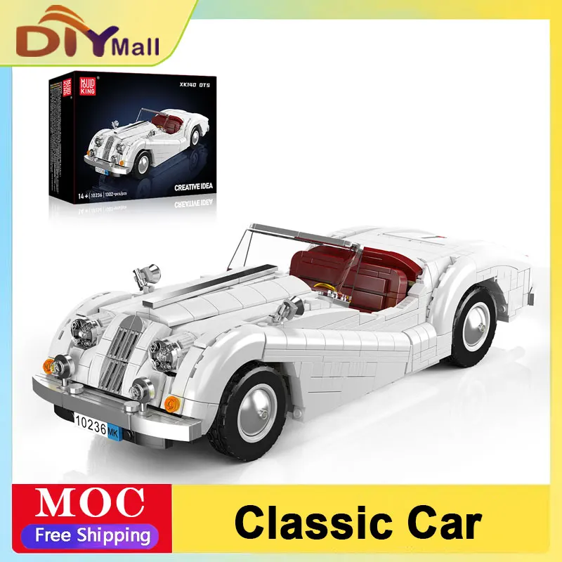 

Mould King Racing Car Model Building Blocks Set DIY Creative Sports Vehicle MOC Bricks Toys for Kids Birthday Gift