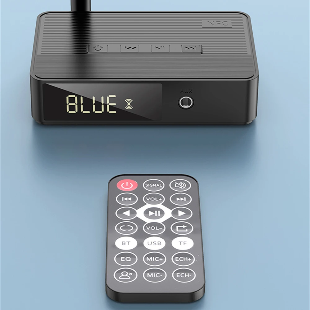 Car Audio Receiver Strong Battery Life Tf Card 5.3 Wireless Adaptation Audio Reception Audio Receiver Music Player Nfc