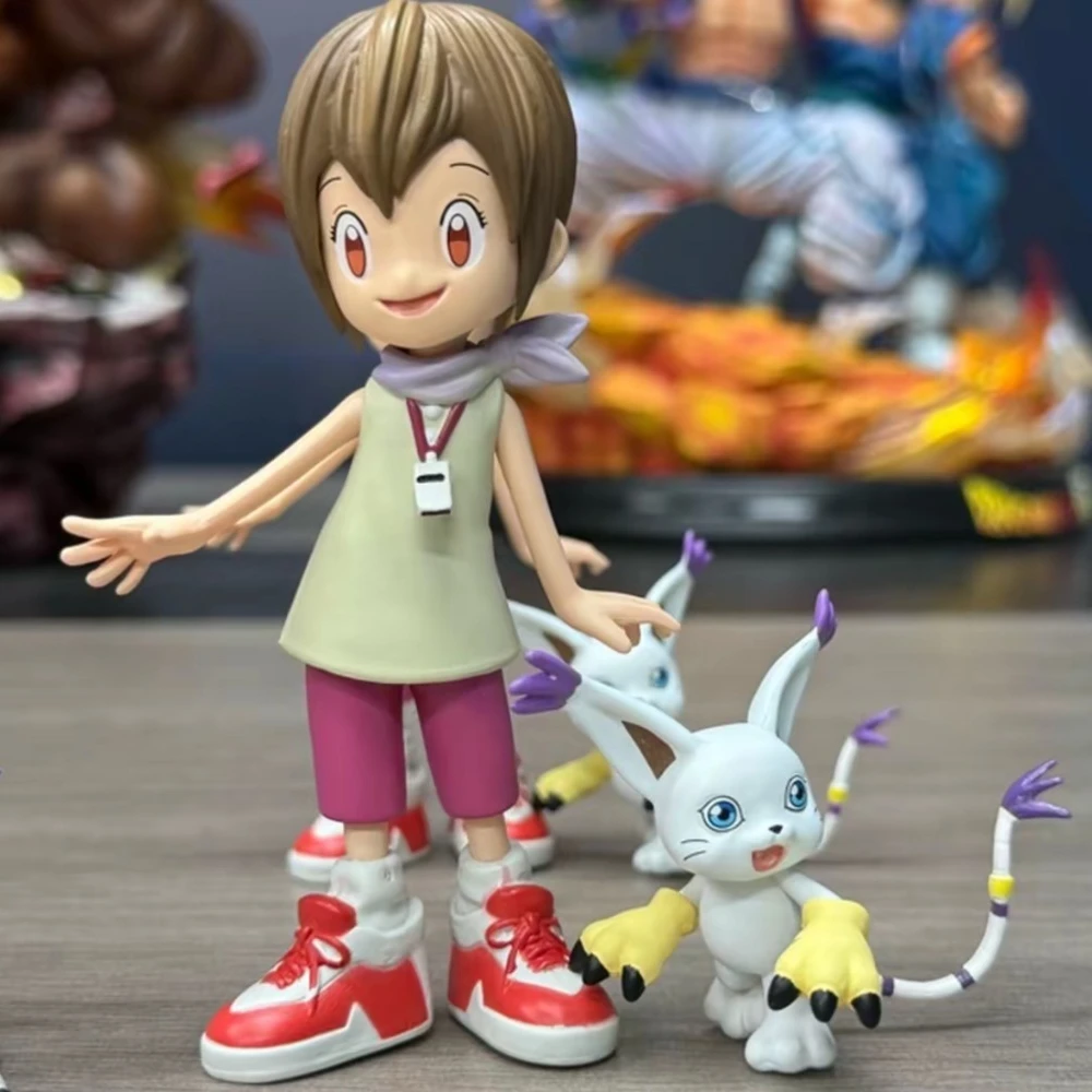 5-12cm Anime Digimon Adventure Figure Yagami Hikari And Tailmon Action Figures Pvc Collection Model Toys for Children Gifts