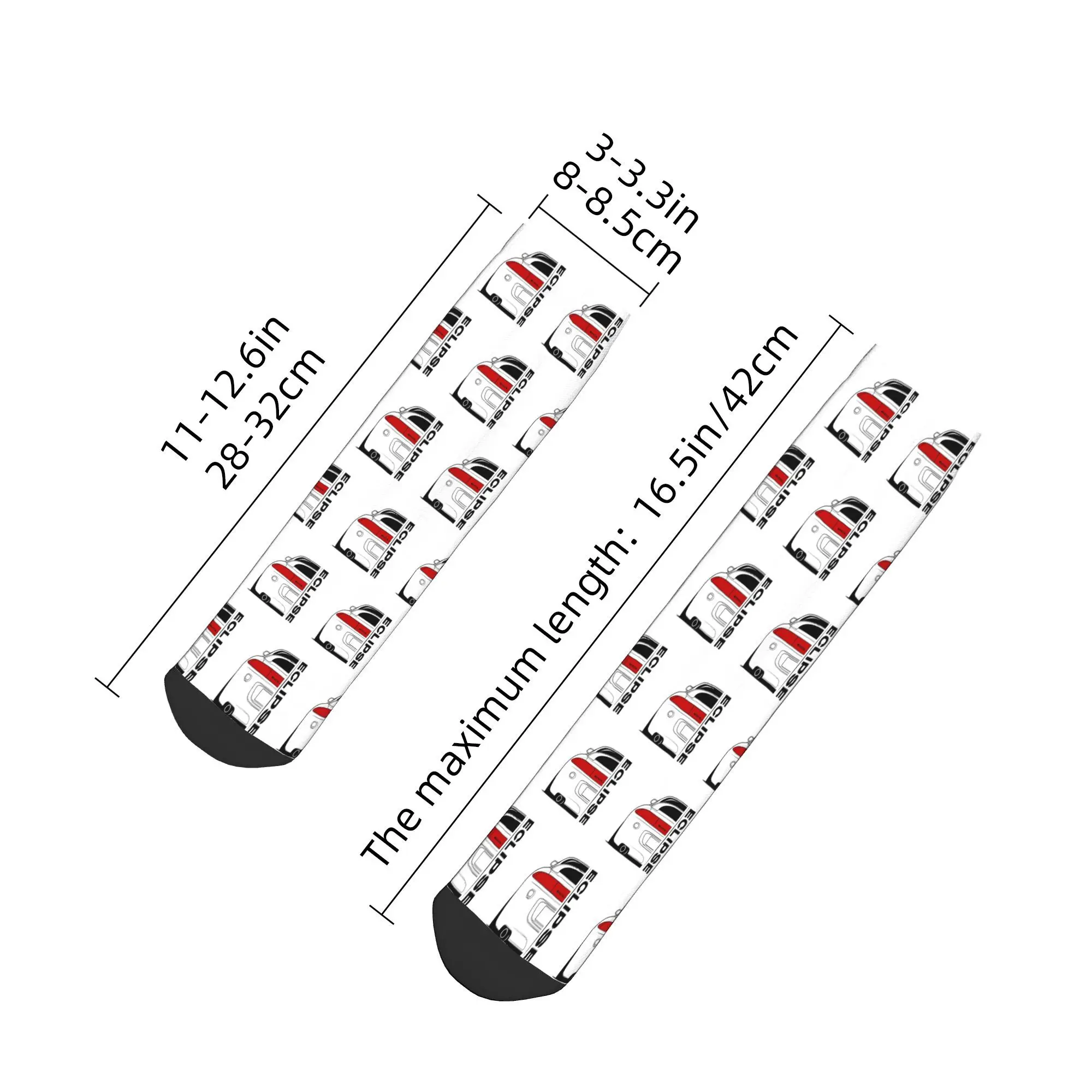 الكسوف 2G DSM الجوارب الحمراء Harajuku جوارب امتصاص العرق جميع المواسم الجوارب اكسسوارات للهدايا للجنسين