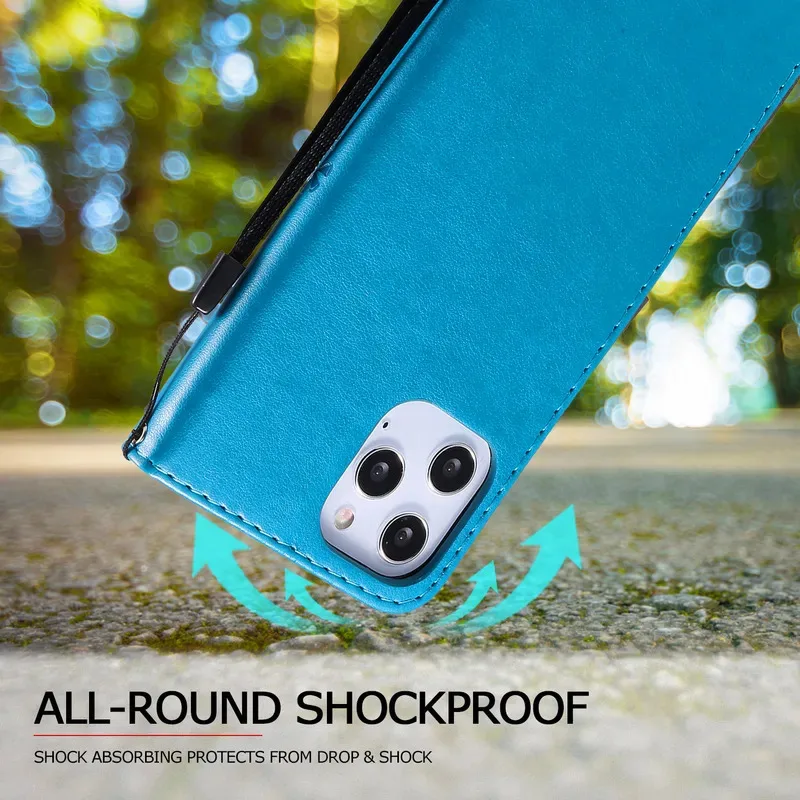 Funda tipo billetera con tapa para Moto E7 Power E4 G6 Play E6S 2020 G10 G30 G50 G60, con ranuras para tarjetas, soporte y bolsillo 5