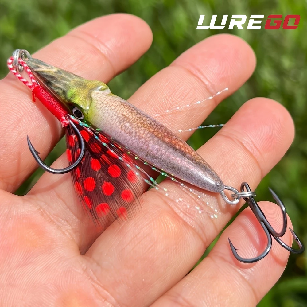 

1PC Saltwater Vertical Jigging Spoon Lure, Assist Hook Speed Jigging for Tuna Grouper Dogtooth Bass Sea Fishing