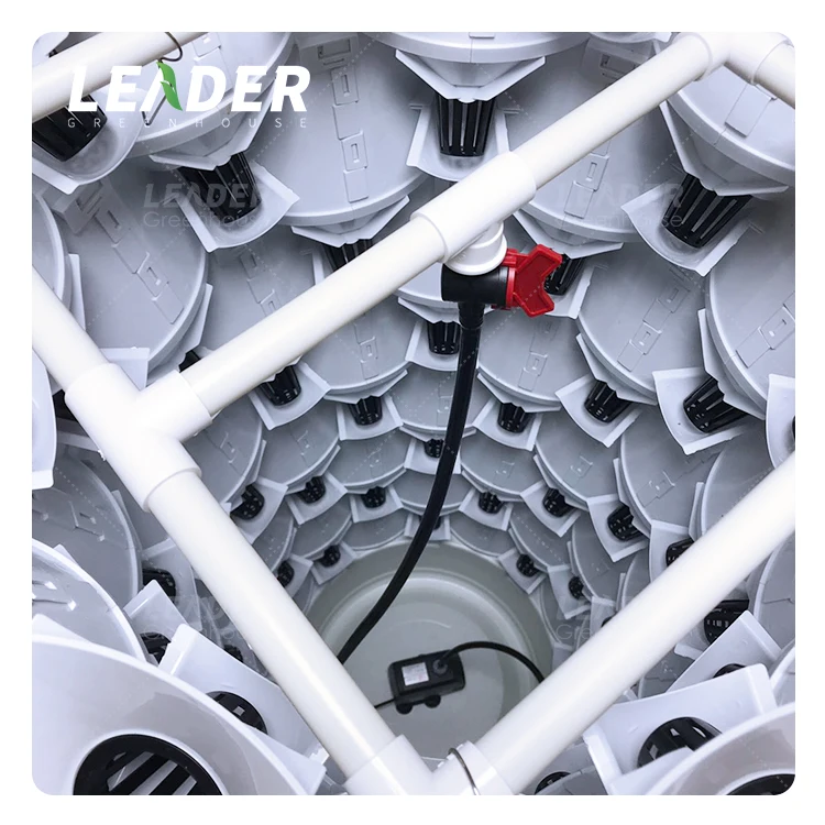 Automated Hydroponic Vertical Tower System for Strawberry Lettuce Soilless Cultivation 6 8 10 12 Levels