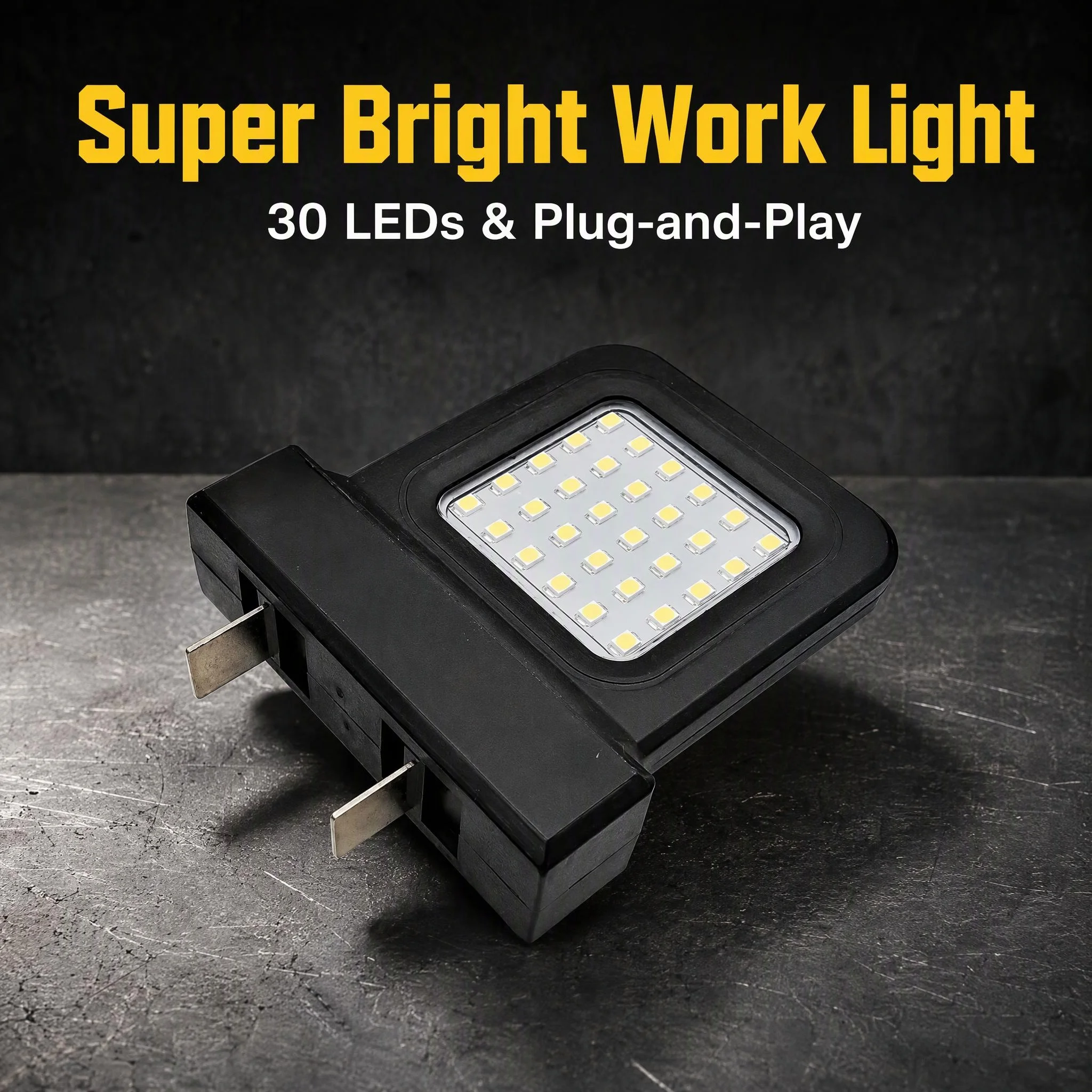 Universal lamp Compatible with Most Lithium Battery Interfaces for DEWALT for Milwaukee for Makita18V Li-ion Battery