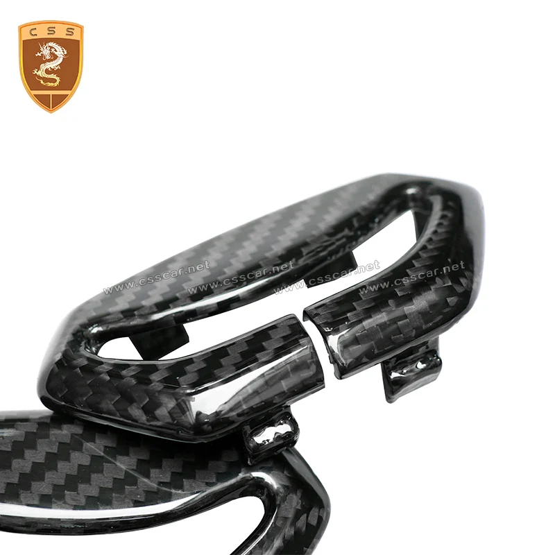 For Lamborghini Aventador LP700 2011-2014 Car Seat Alarm Canceler Stopper Seat Belt Real Carbon Fiber Safety Belt Buckle Clips