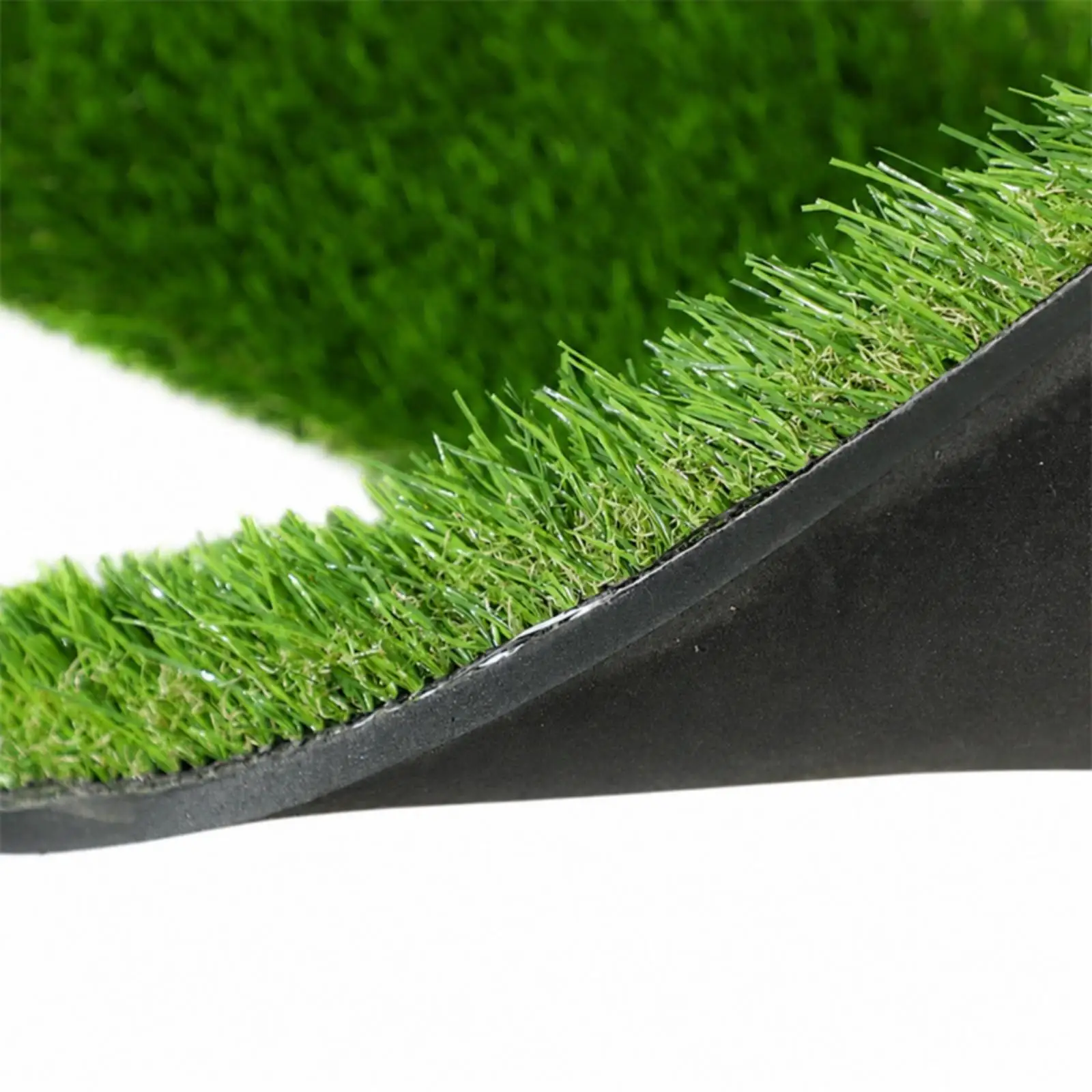 Golf Training Pad Dual Surface Hitting Mat with Alignment Stripe and Ball Slot for Backyard Training