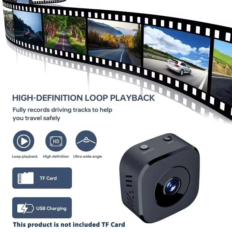 

Новая мини-камера безопасности 4K, полноцветная камера ночного видения, Wi-Fi монитор высокой четкости, обнаружение движения, наблюдение, водонепроницаемость 2025