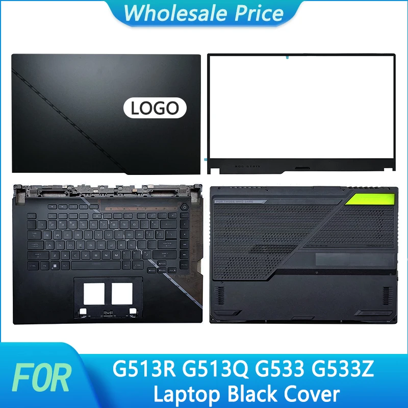 

New For ASUS ROG Strix G15 G513QR QM G533 GX551 Laptop LCD Back Cover Front Bezel Palmrest Upper Top Lower Bottom Case Keyboard