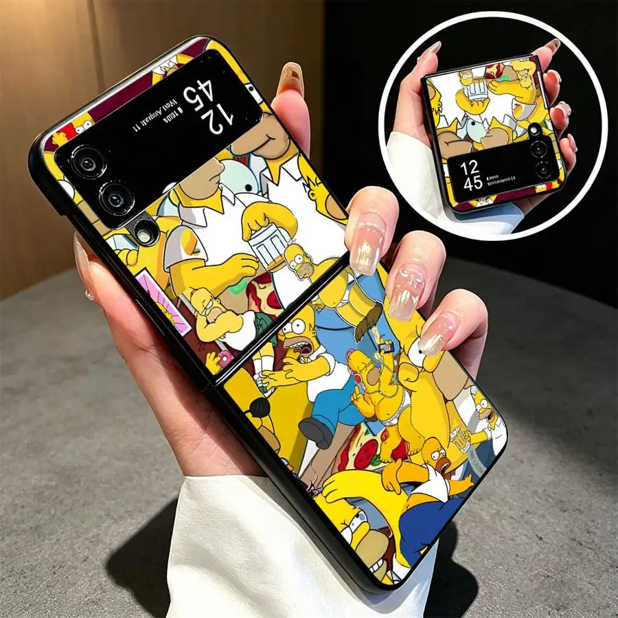 Hülle für Samsung Galaxy Z Flip 8 Z Fold 8 7 6 5 4 3 Flip5 Flip4 Z Flip 7 6 5 4 3 Flip6 Flip7 FE Flip3 Rückseitige Handyhülle Funda