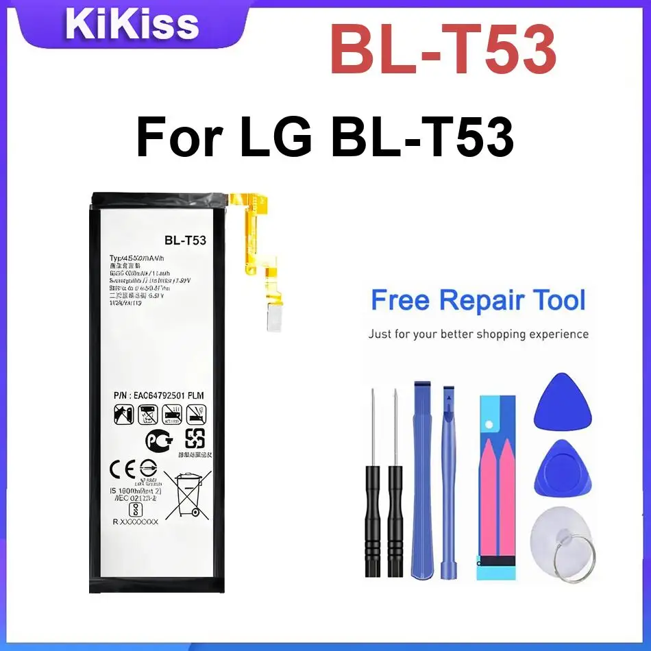 Аккумулятор для мобильного телефона BL-T53 для LG, перезаряжаемые батареи BL-T53