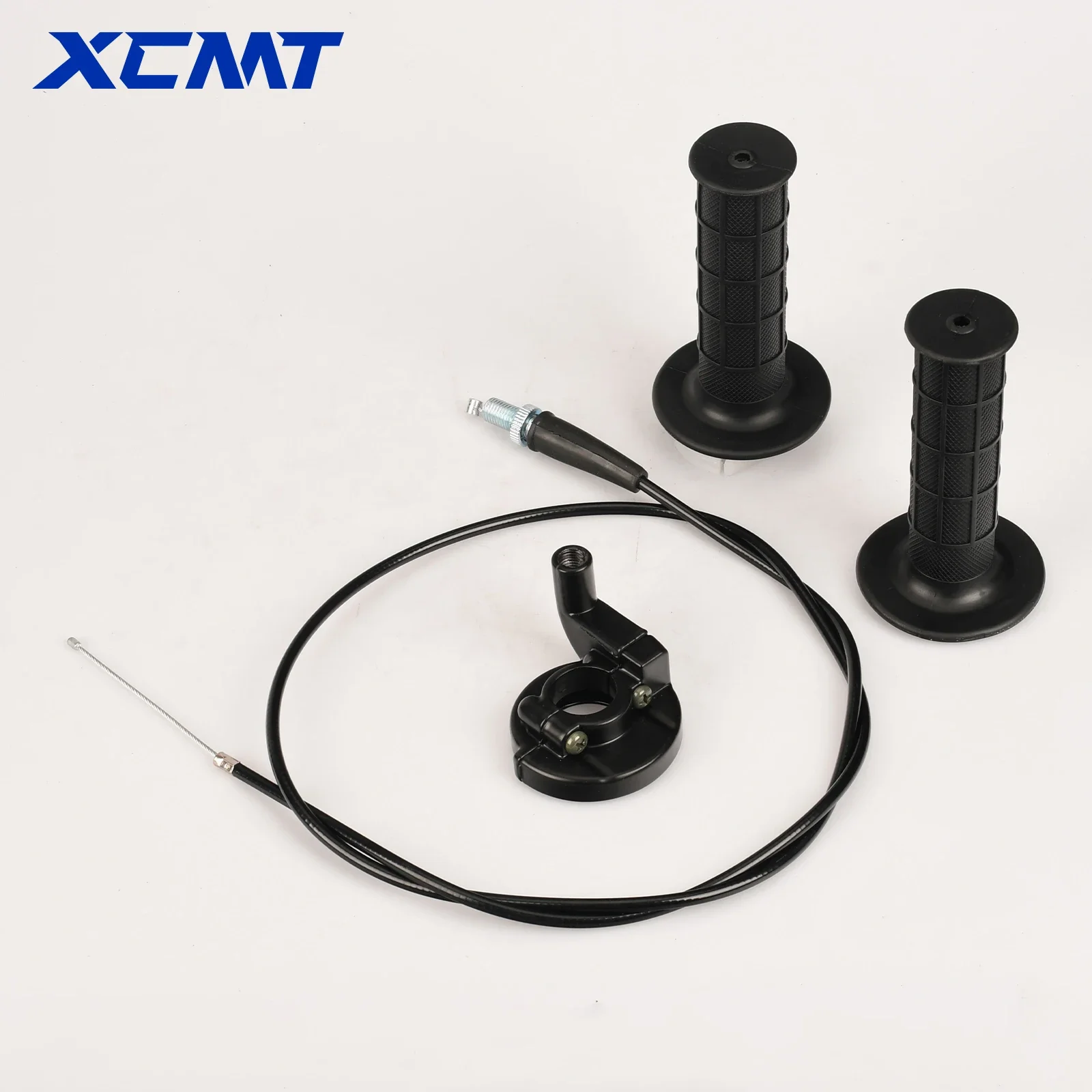 1Pair Universal Throttle Accelerator Handle Grips and Cable Set Motorbike ATV Accessories Handle Bar 7/8