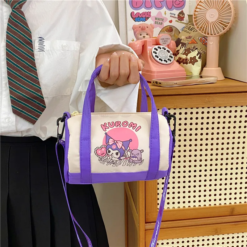 New Disney Stitch Bucket Bag Versatile and Cute Cartoon Trendy Casual Cross-Body Handbag Men and Women Fashionable Travel Bag