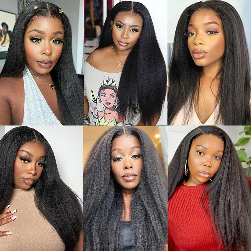 Kinky Straight Human Braiding Hair Bundles No Weft Yaki Straight Bulk Hair For Braiding 100% Unprocessed Human Hair Extensions