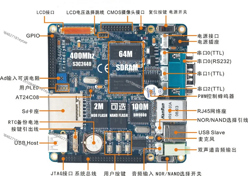 Mini2440 Development Board S3C2440 Embedded Linux Learning Board WINCE Development