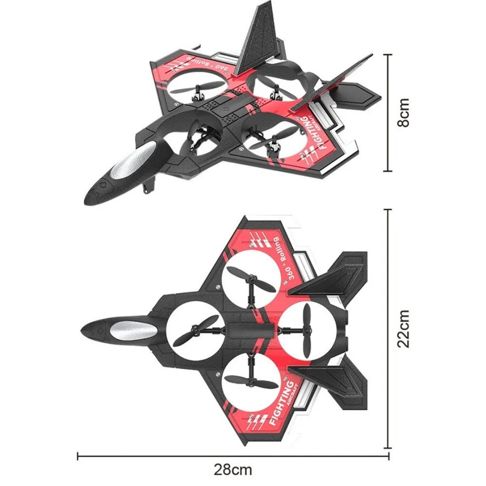 Durable S98 avión de combate Control remoto 2,4G Radio RC avión juguete Accesorios espuma planeador modelo juguete para niños