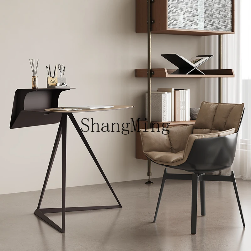 

Компьютерный стол FG High Fashion из кожи, минималистичный, для одного компьютера, офисный.