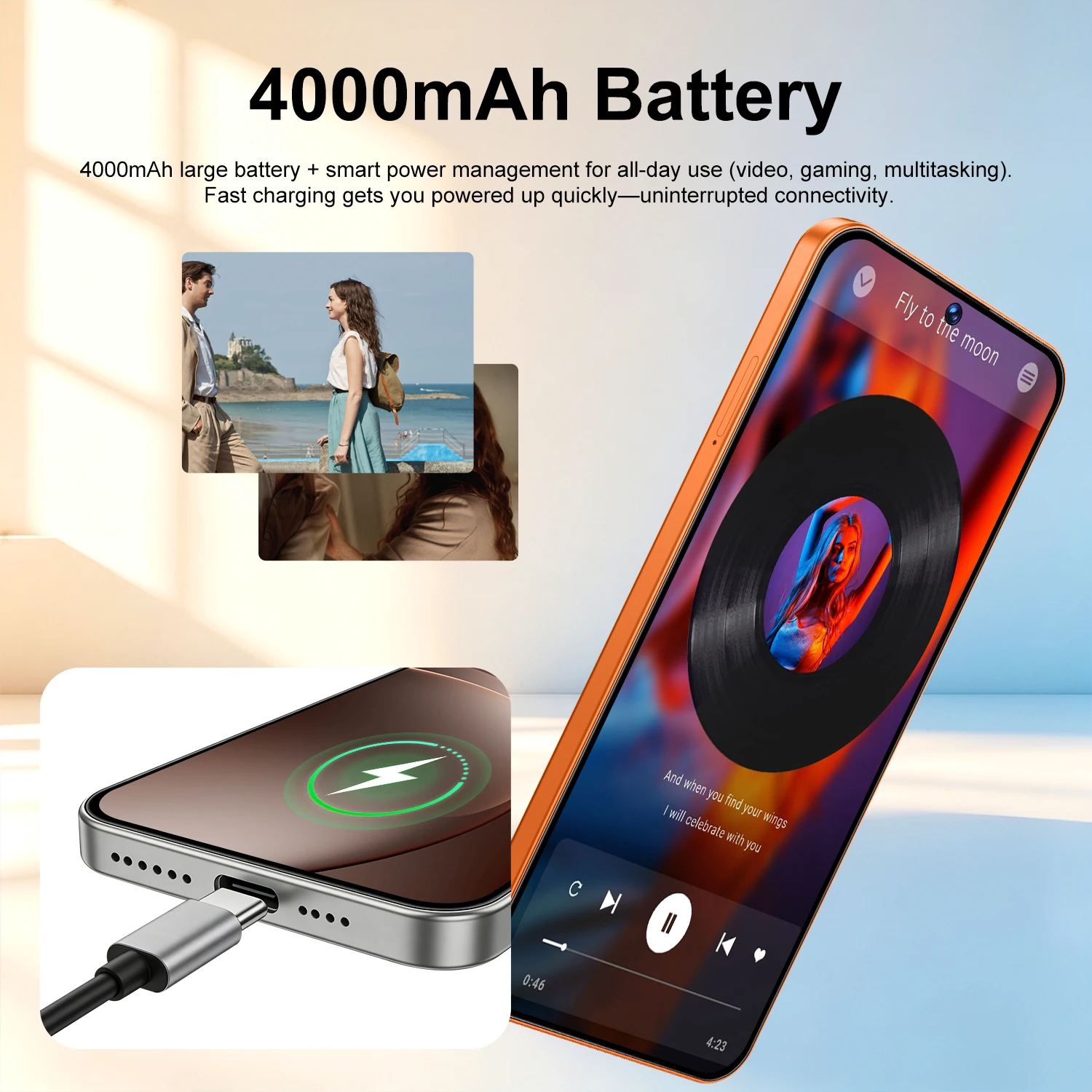 IVMI Global Vision X9 Pro Smartphone 6.56'' 4G Mobile Phone 32GB ROM 16MP Camera Dual SIM Face ID Android Google Play Store