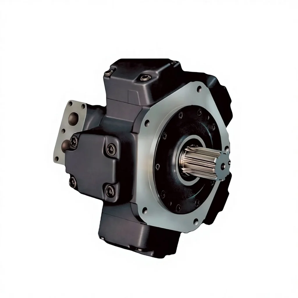 MRE Low Speed High Torque 210 cm Displacement 200 Nm Torque 3000 psi Pressure Radial Piston Motor for Machinery