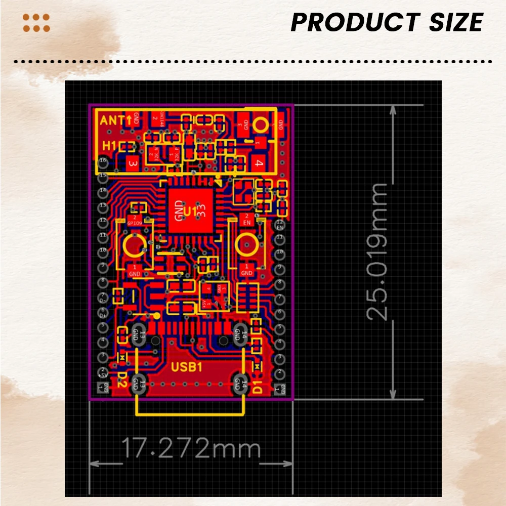 Wifi6 ESP32 C6 Development Board RISC-V 32-Bit ESP32-C6 N4 BT Wifi Module with Crystal Oscillator RGB LED 4MB FLASH USB Type-C