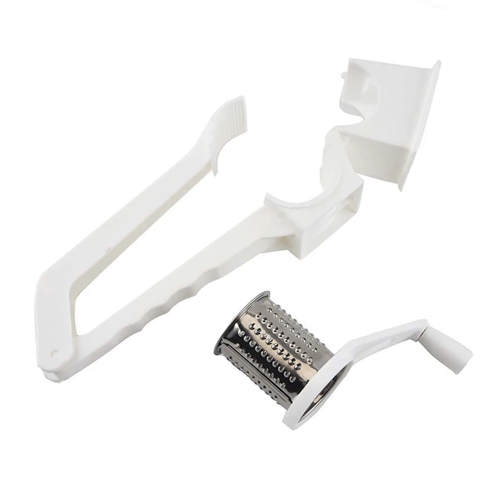 

1Pcs Multifunctional Stainless Steel Rotary Cheese Grater Easy Clean Comfortable Handle for Hard Cheese Nuts Vegetables Fruits
