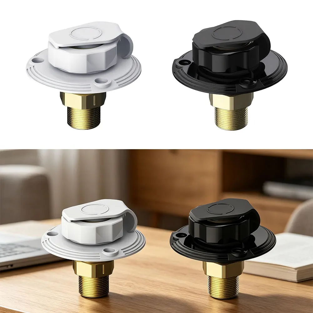 RV City Water Inlet With Check Valve, Brass Thread RV Water Fill Inlet Replacement, RV Water Hose Connector For Camper, Trailer