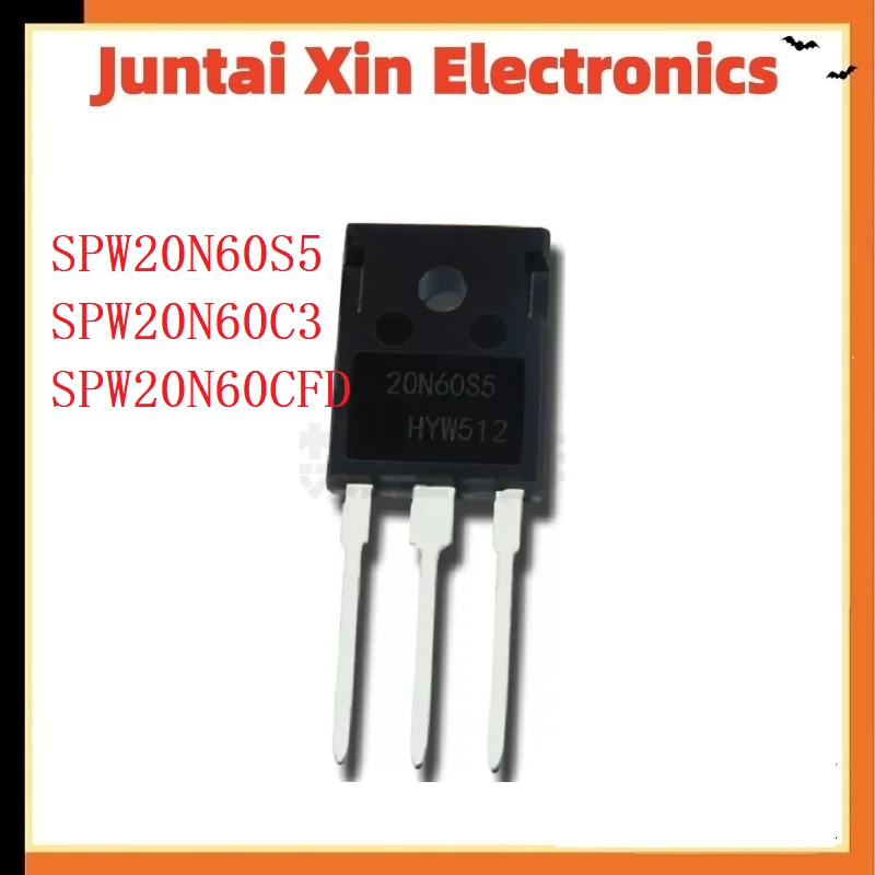 5PCS/LOT SPW20N60S5 SPW20N60CFD SPW20N60C3 20N60S5 20N60C3 20N60CFD SD20N60