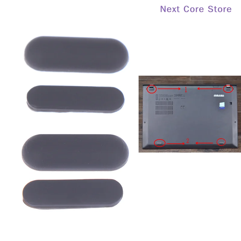 [NC]4Pcs Laptop Rubber Pad For Thinkpad X1 Carbon 5th 6th X1C 2017 2018[NC]