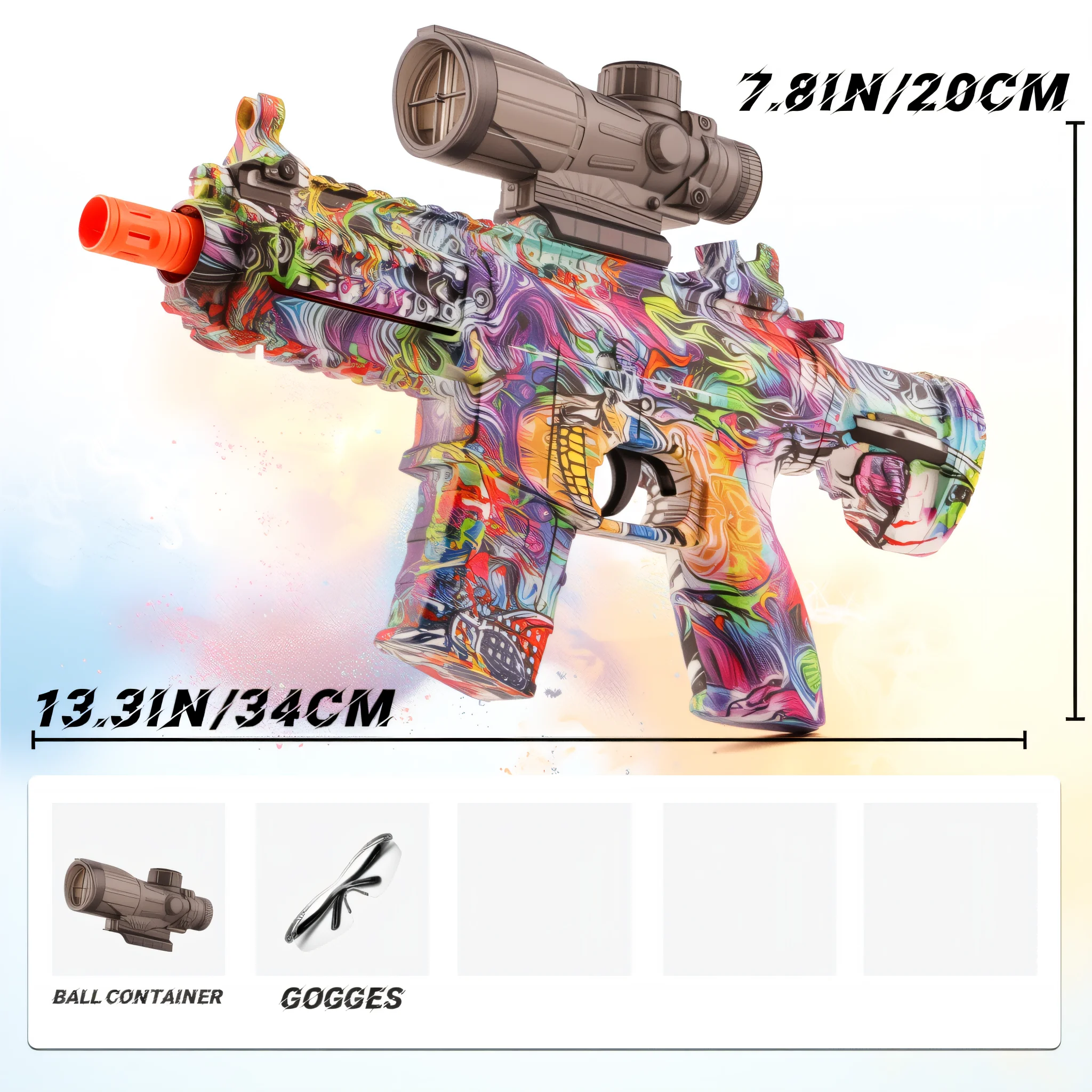 M416 マニュアル スラム ファイア ジェル ボール ブラスター ​ ​   – スプリング式で電気不要（弾丸なし）