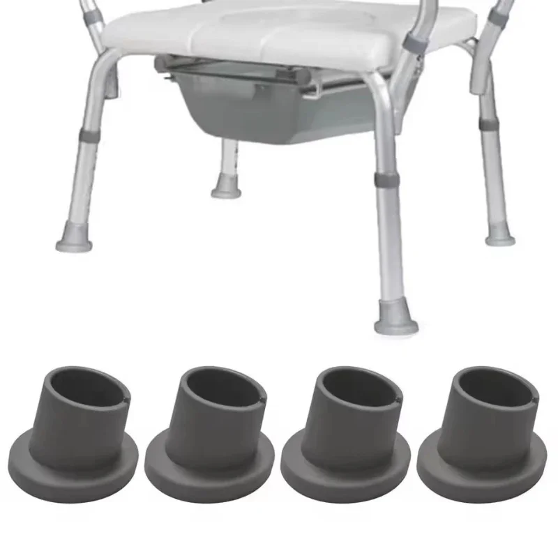 New Anti-Slip Bath Chair Feet Accessories Durable Universal Shower Chair Tips Rubber Caps Bench Rubber Feet