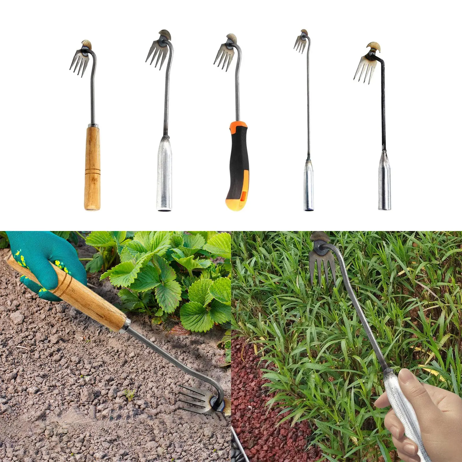 

Garden Tools Manual Digging Light with Handle Digger Tools Hand Removal for Lawn