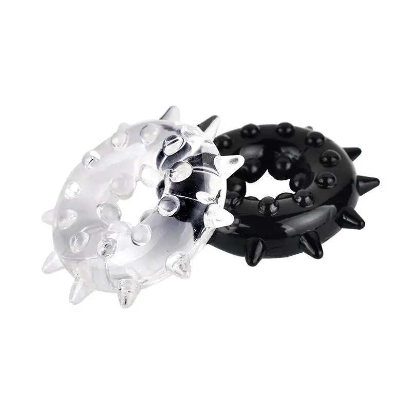 【HB】1Pcs Sexy Toys Reusable Men Cock Silicone Rings Delay Ejaculation Penis Enlargement Long Lasting For Couples Sex Product