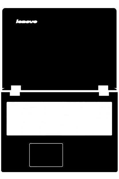 Pre-cut 1xTop+1xPalmrest Skin Sticker Cover Film For Lenovo ideapad Duet 5i P400 Z400 Z410/Flex 3 15 1580 S210 Touch S210T Y550