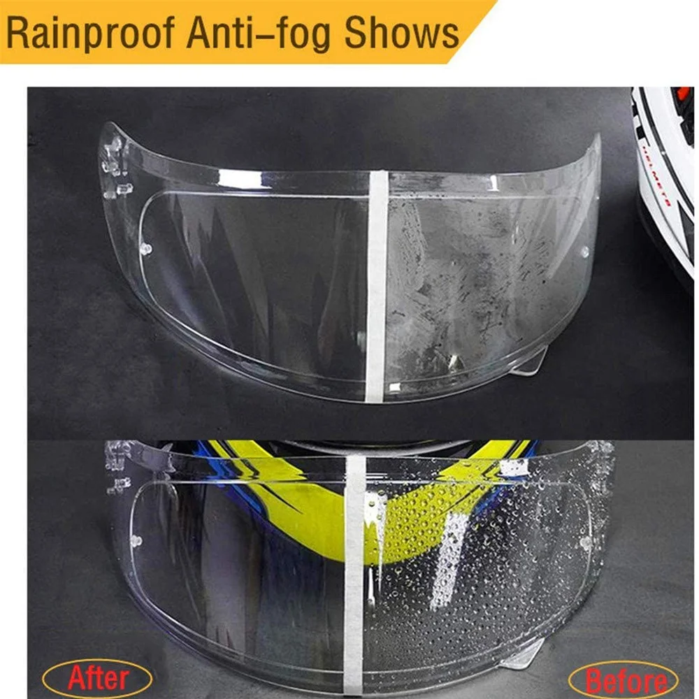 Universal Type Motorcycle Helmet Anti-Rain Anti-Fog Film Electric Car Half-Helmet Anti-Fog Lens