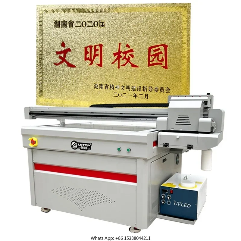 Small Size I3200 9060 3D Acrylic Pen Wood Flatbet Printing Medals Flatbed Automatic Inkjet Printers Pvc Printer