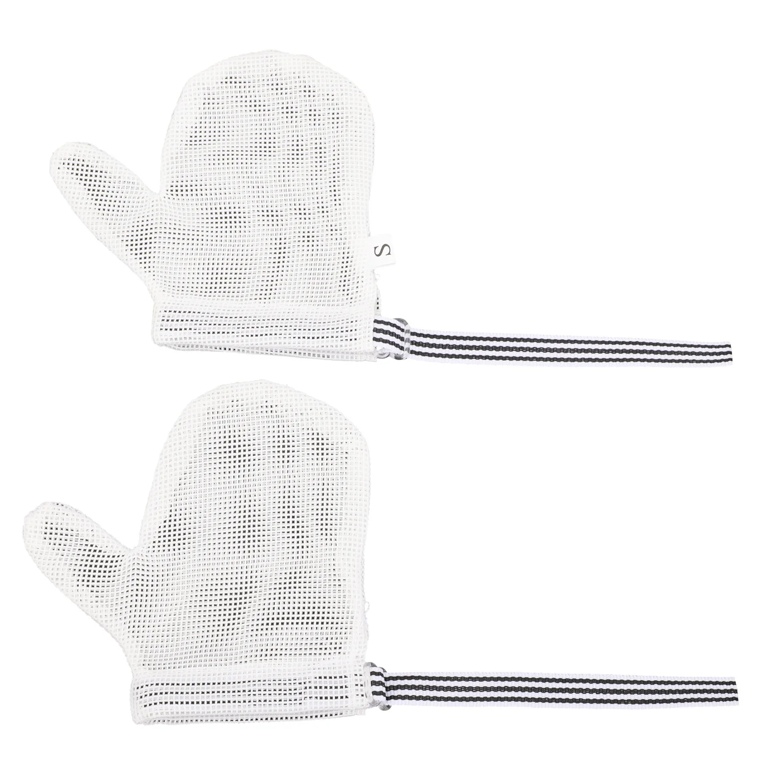 1 paire de gants Anti-suction pour nouveau-né, mitaines respirantes en maille, empêchent les rayures, frottements du visage, mitaine de dentition pour tout-petits