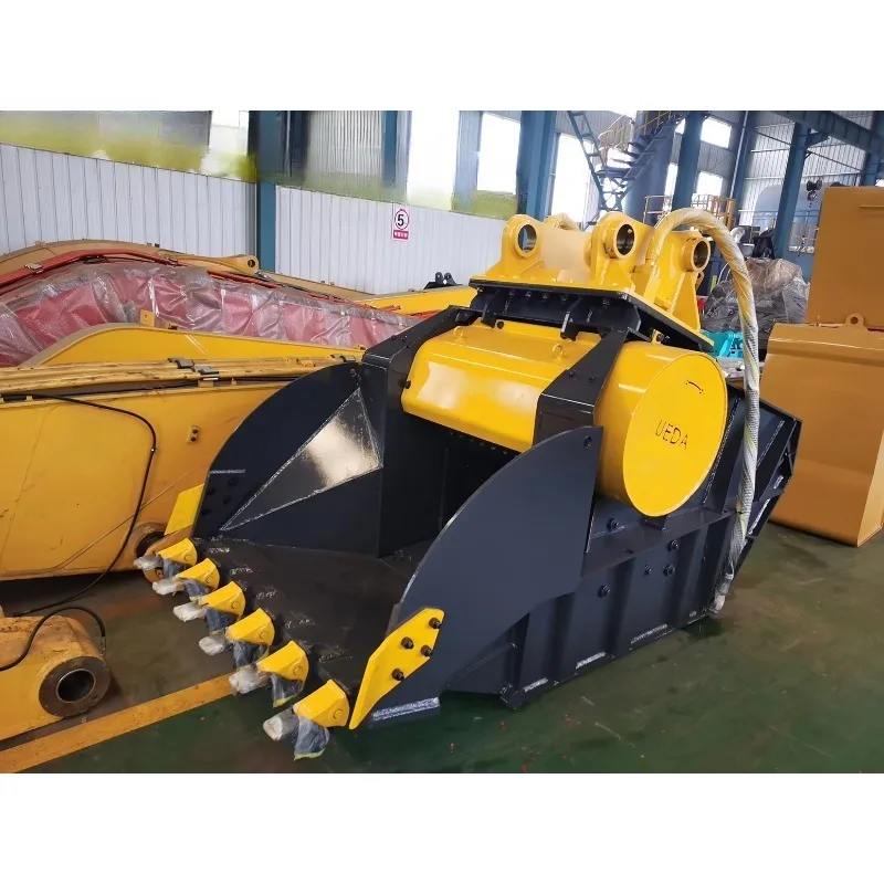 Excavator Jaw Crusher Bucket Jaw Crusher Bucket for Concrete Slab Breaking Concrete Slab Breaking Rock Crushing Customized