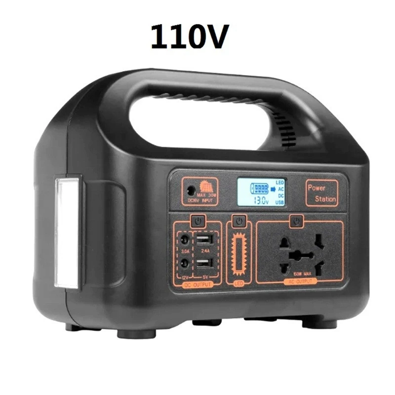 80000Mah Power Emergency Energy Storage Battery Outdoor Camping Mobile Power Supply Portable Charging Station Durable US Plug