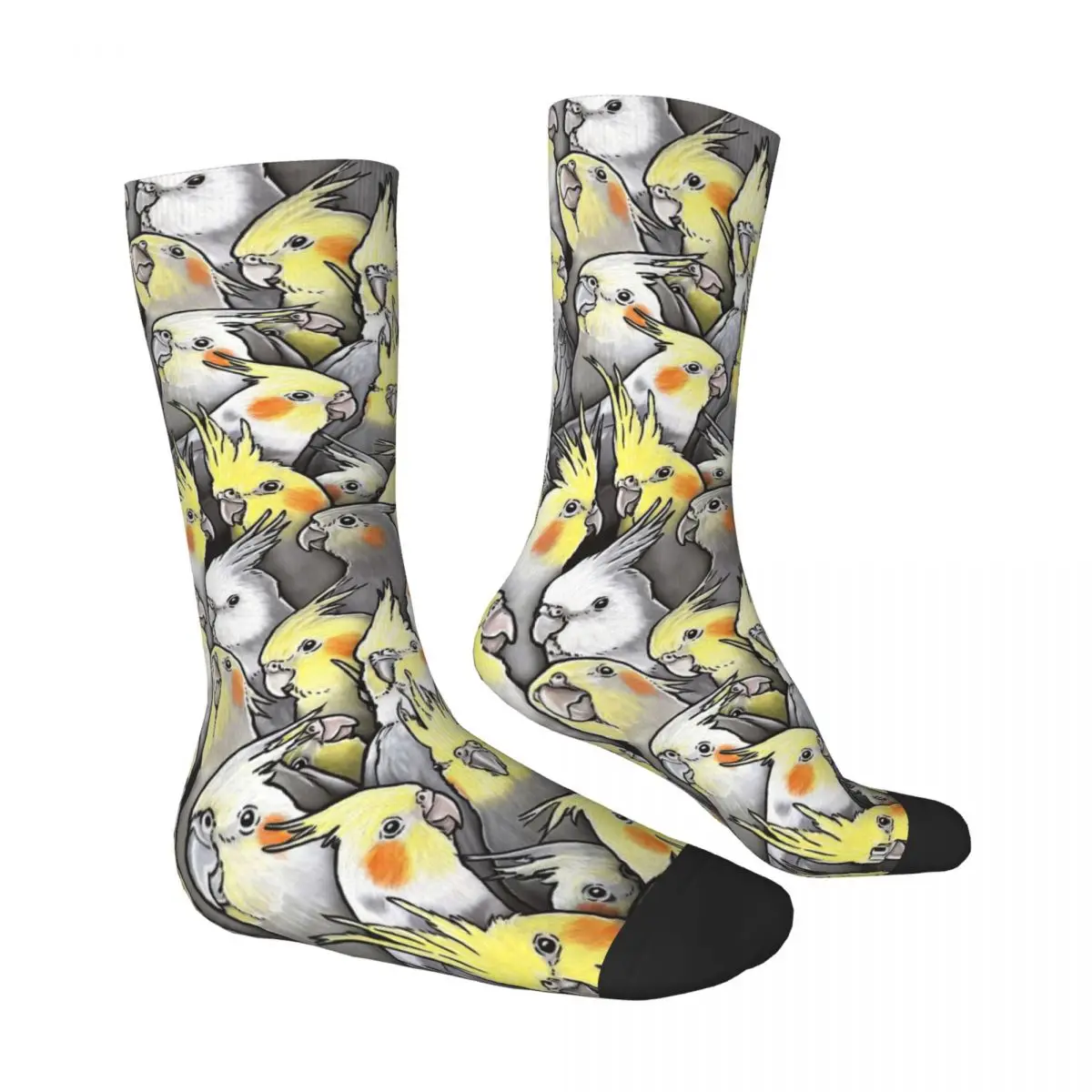 Cockatiels Galore Unisex Winter Socks Hiking Happy Socks Street Style Crazy Sock