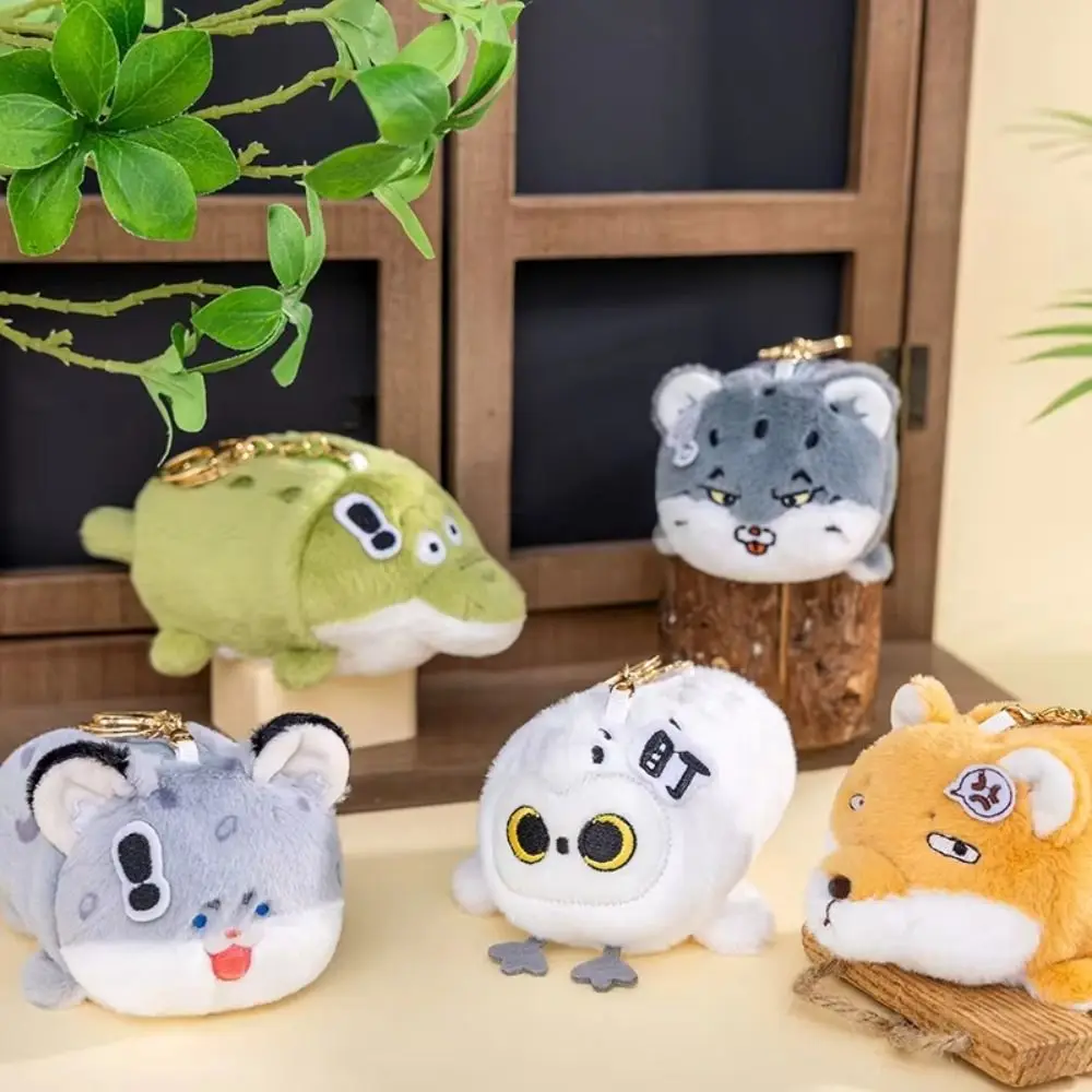 Animal Series Crocodile Zero Wallet Key Chain Pallas cat Platypus Earphone Bag Snow leopard Lightweight Cattle Coin Purse Men
