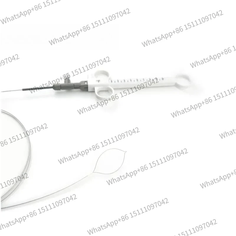 Endoscopic disposable electric polypectomy snare, single use hexagonal/crescent polypectomy snare